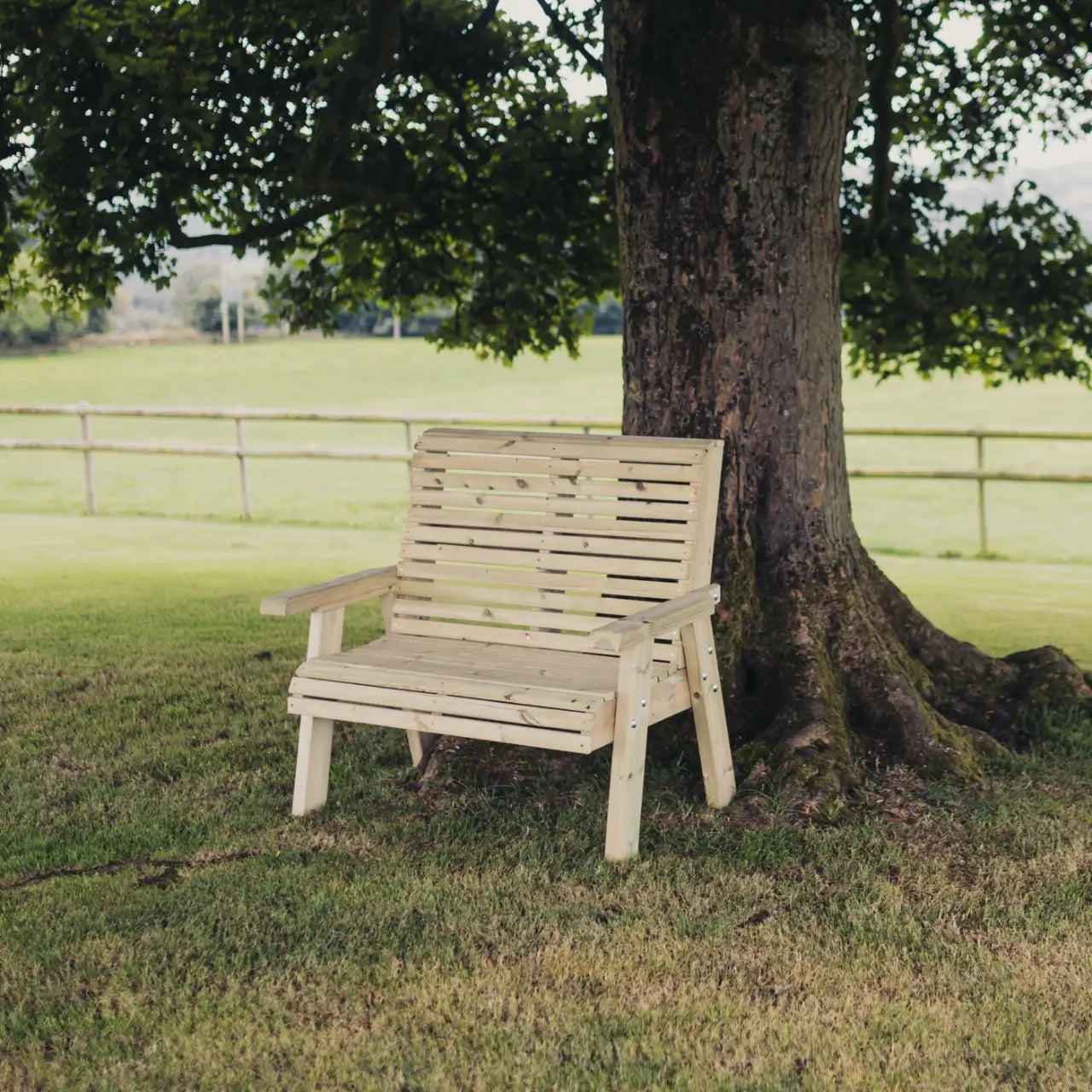 Churnet Valley Ergonomic 2 Seater Bench