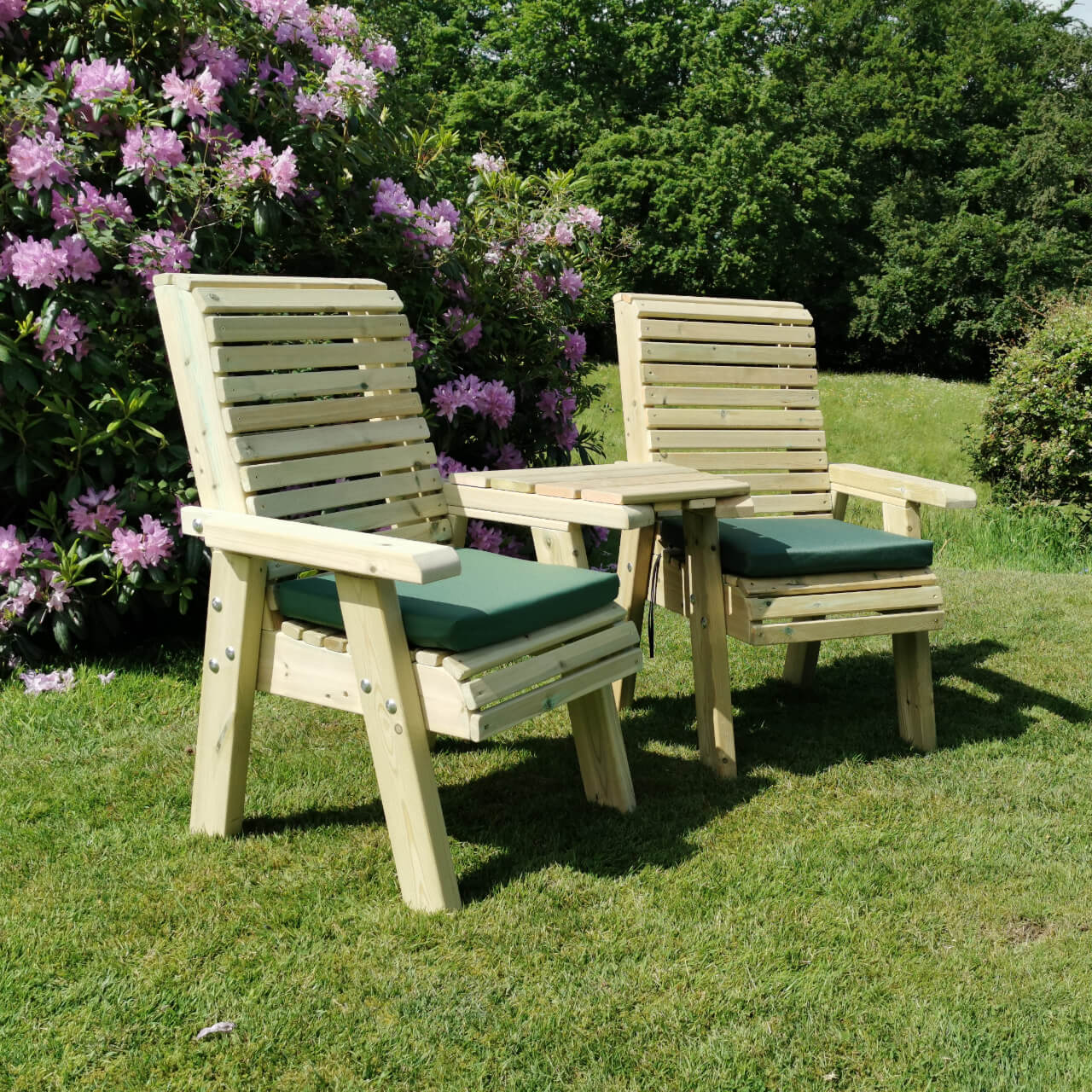 CVGF Ergonomic Companion Love Seats – My Garden Buildings