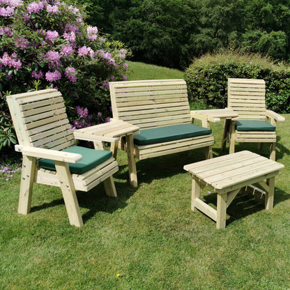 Churnet Valley Multi Bench, Chair & Coffee Table Set