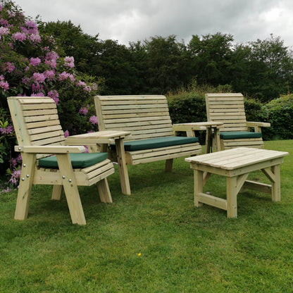Churnet Valley Multi Bench, Chair & Coffee Table Set