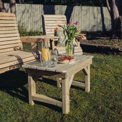 Churnet Valley Multi Bench, Chair & Coffee Table Set
