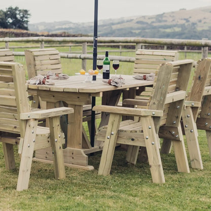 Churnet Valley Ergo 6 Seat Table Set