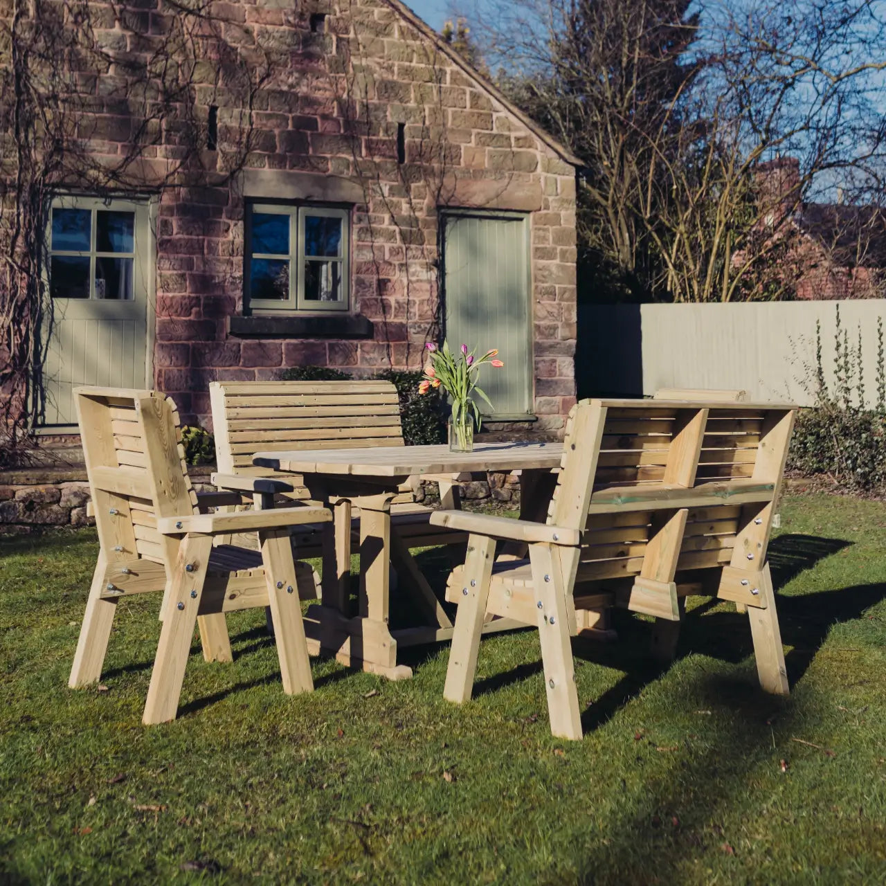Churnet Valley Ergo 8 Seat Table Set