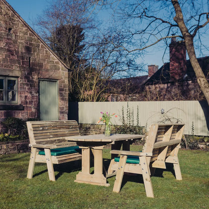Churnet Valley Ergo 6 Seat Bench Table Set