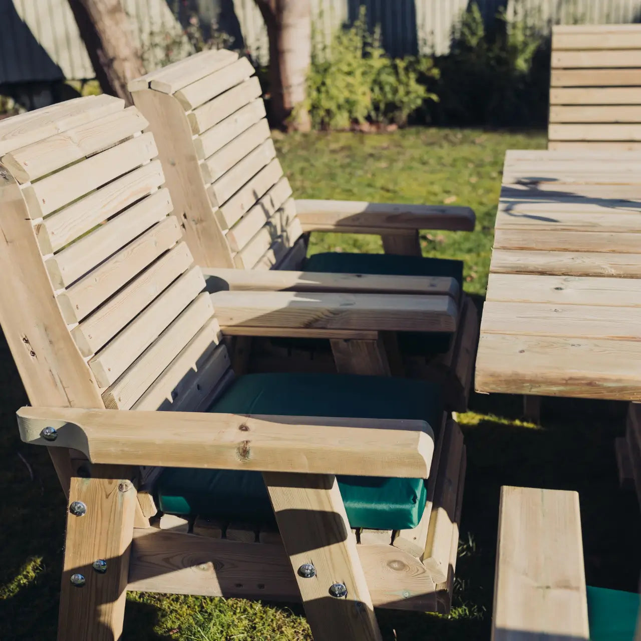 Churnet Valley Ergo 8 Seater Bench & Chair Set