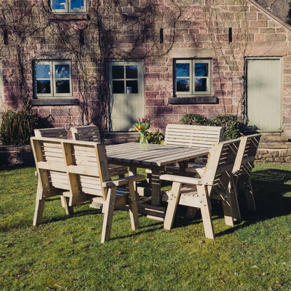 Churnet Valley Ergo 8 Seater Bench Set