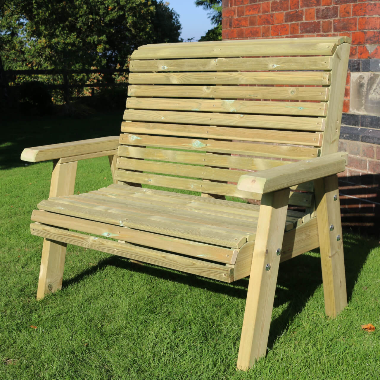 Churnet Valley Ergonomic 2 Seater Bench