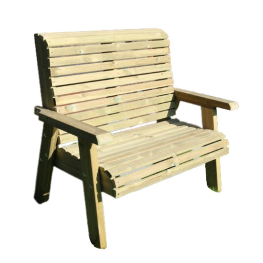 Churnet Valley Ergonomic 2 Seater Bench