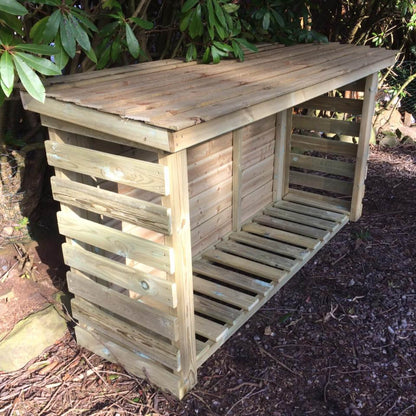Churnet Valley Slatted Log Store