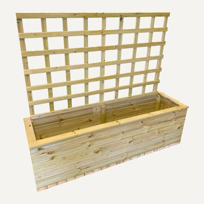 Churnet Valley Extra Large Trough Planter with Trellis