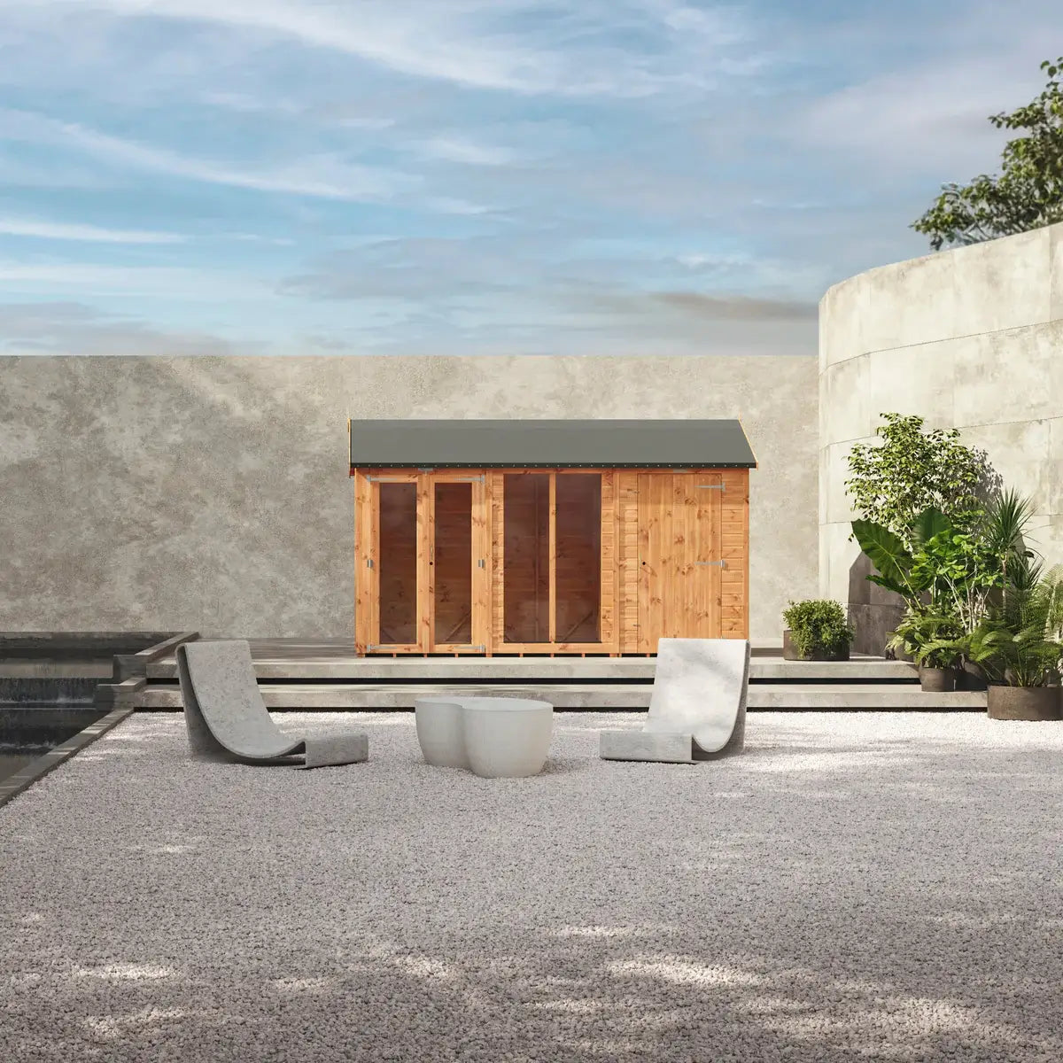Powersheds Apex Summerhouse Combi