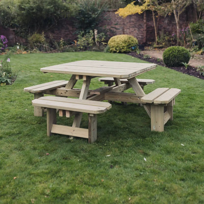 Churnet Valley Westwood Square Picnic Table