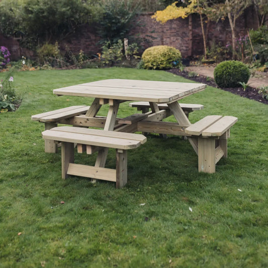 Churnet Valley Westwood Square Picnic Table
