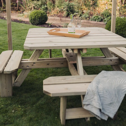 Churnet Valley Westwood Square Picnic Table