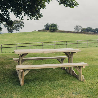 Churnet Valley Lunar Walk-In Picnic Table