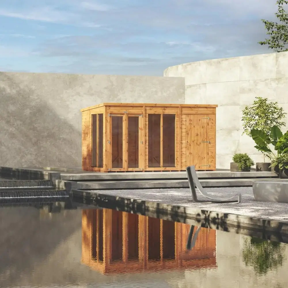 Powersheds Pent Summerhouse Combi