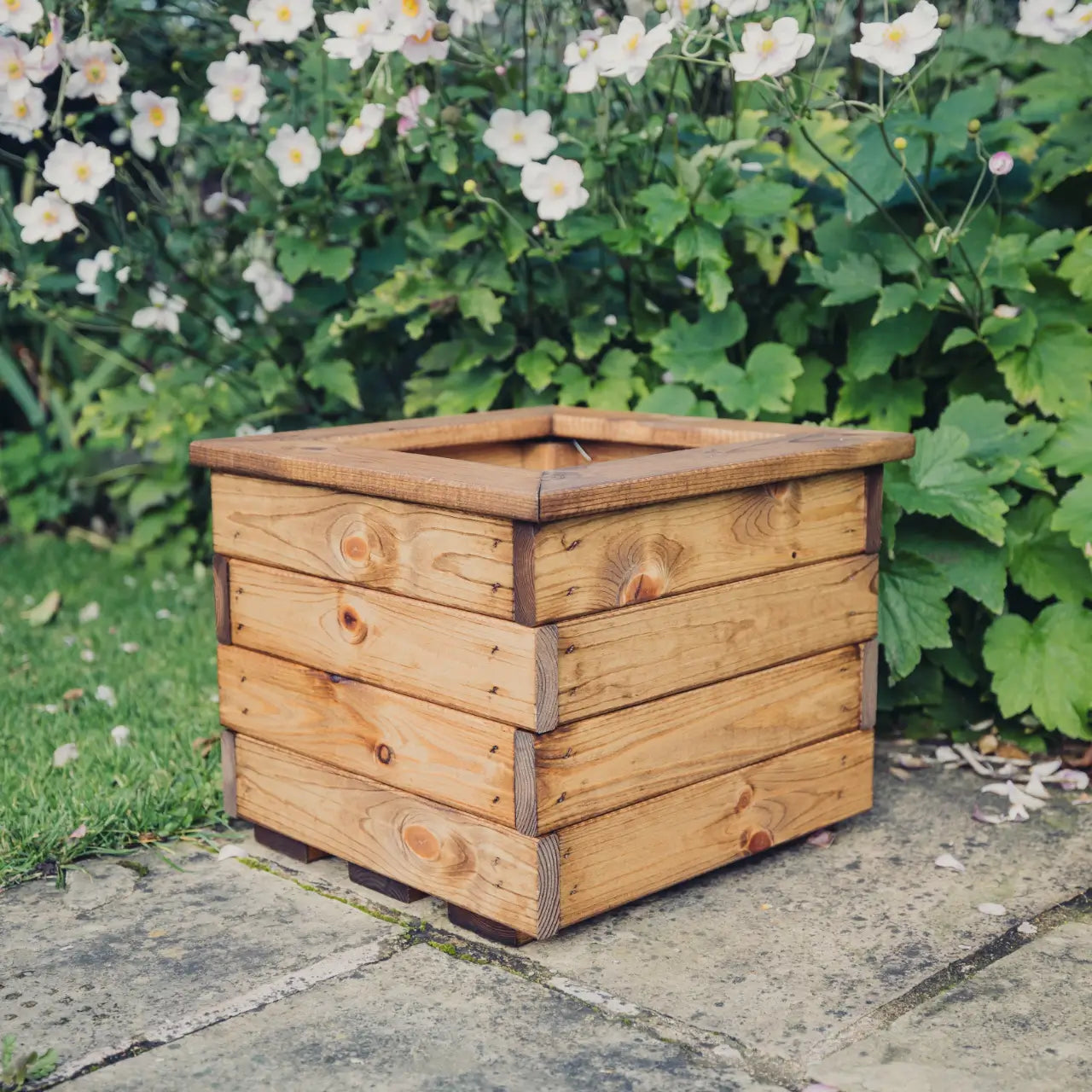Churnet Valley Brown Valley Planter - Small Square