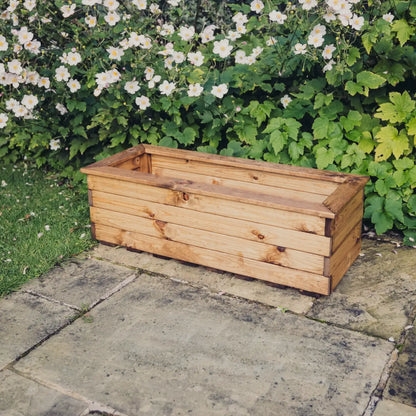Churnet Valley Brown Valley Trough Planter - Large