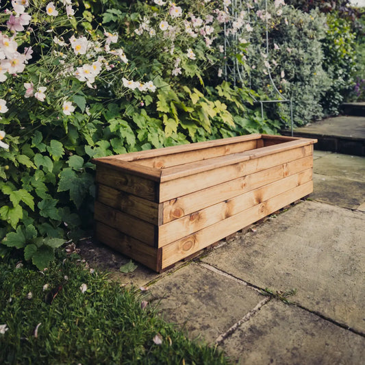 Churnet Valley Brown Valley Trough Planter - XL
