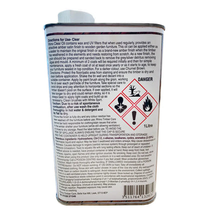 RHINO Clear Oil Wood Preservative
