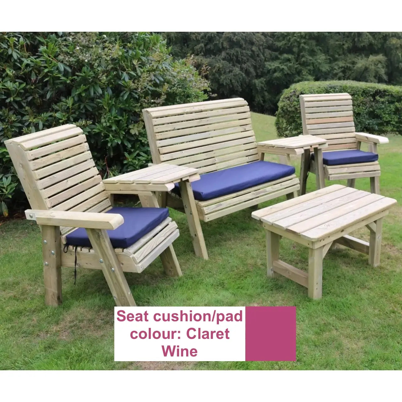 Churnet Valley Multi Bench, Chair & Coffee Table Set