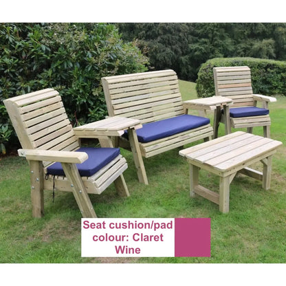 Churnet Valley Multi Bench, Chair & Coffee Table Set