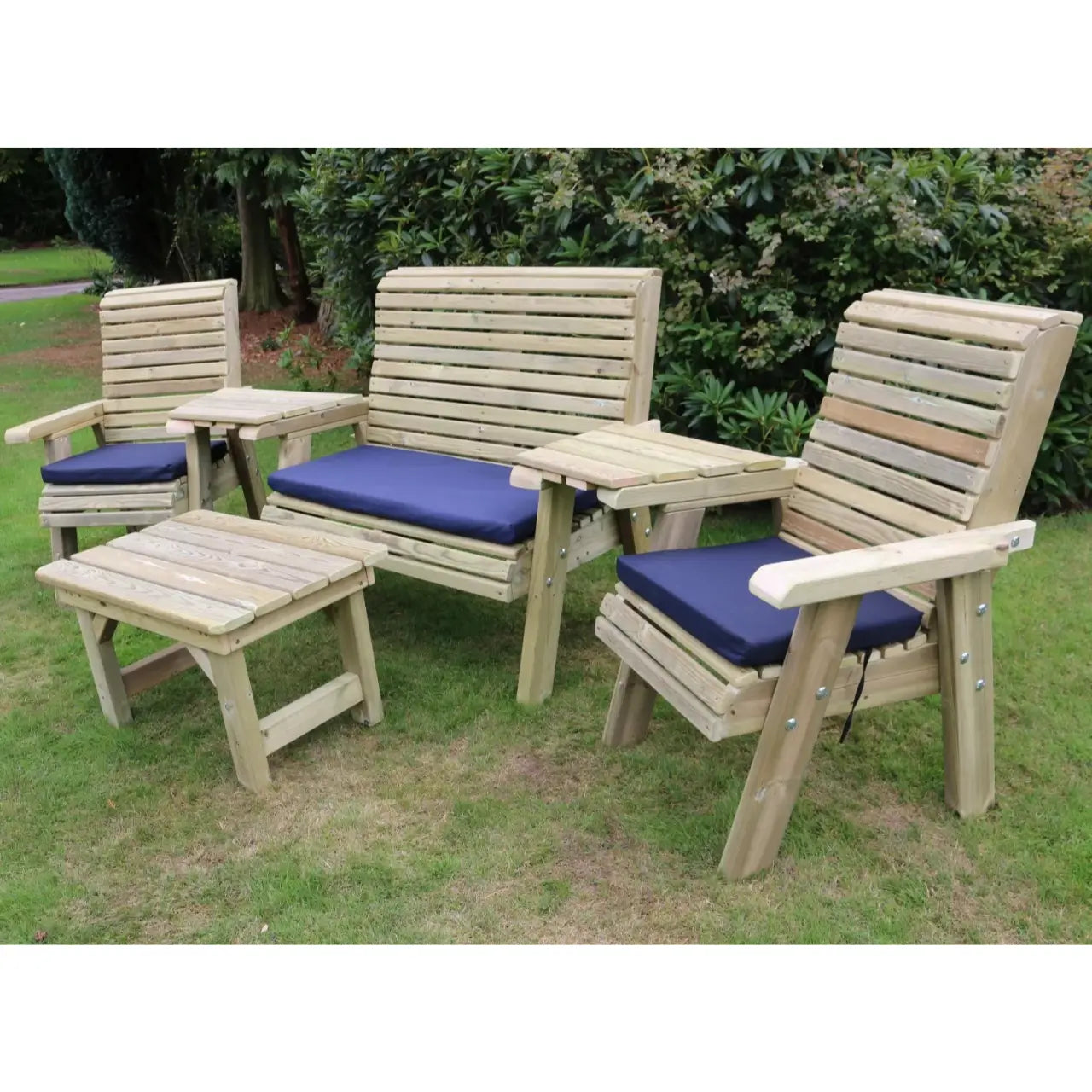 Churnet Valley Multi Bench, Chair & Coffee Table Set