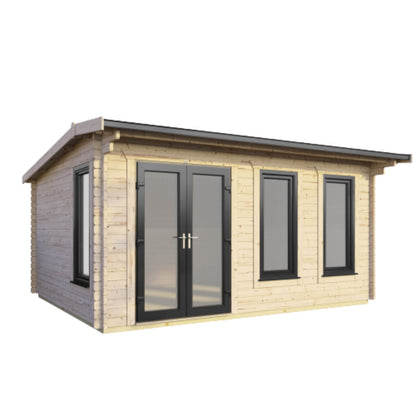 Powersheds Apex Log Cabin - 44mm