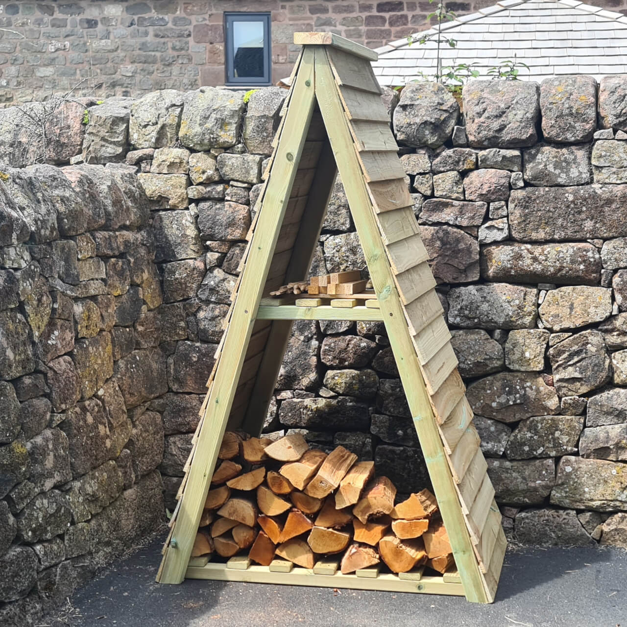 Churnet Valley Triangle Log Store