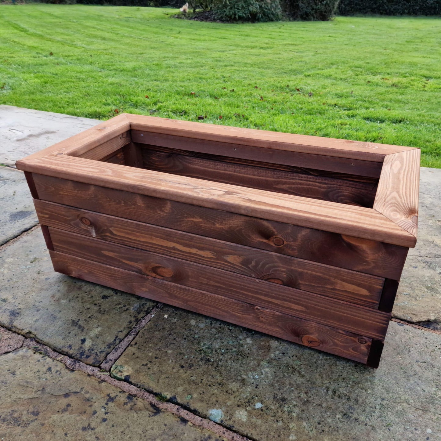 Churnet Valley Brown Valley Trough Planter - Large