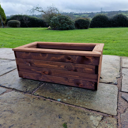 Churnet Valley Brown Valley Trough Planter - Large