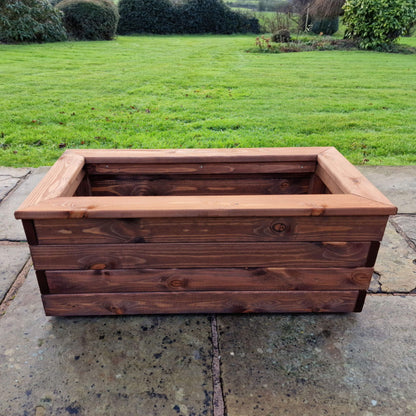 Churnet Valley Brown Valley Trough Planter - Medium