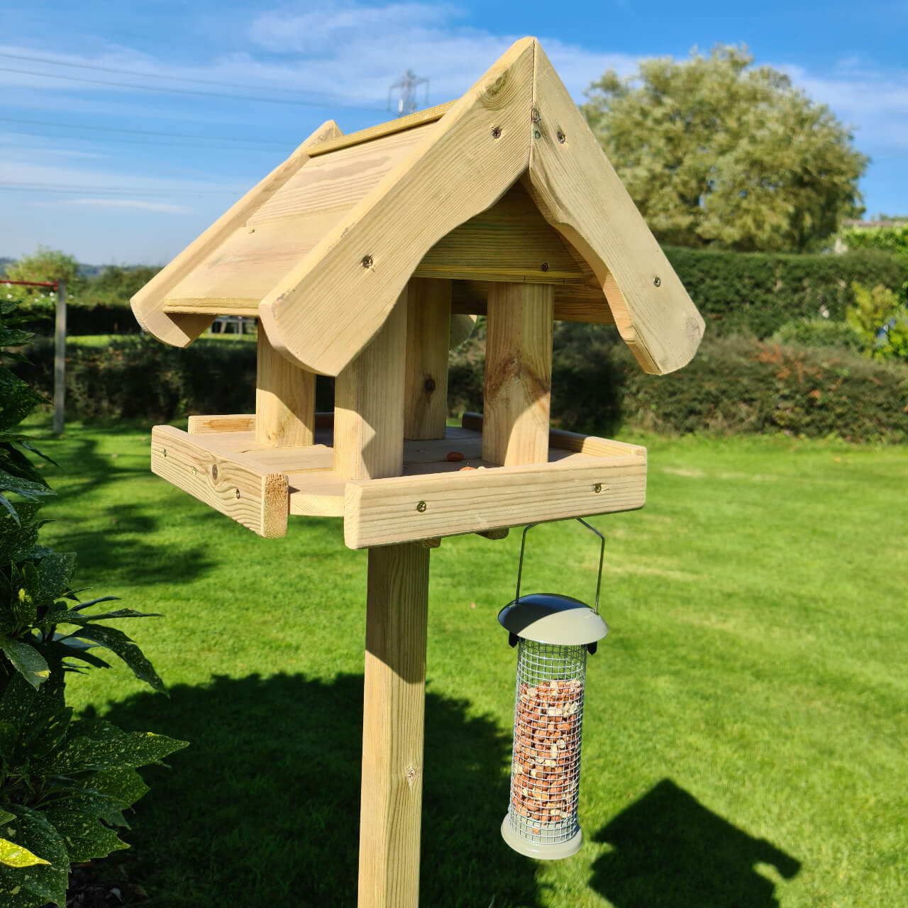 Churnet Valley Bird Table with House