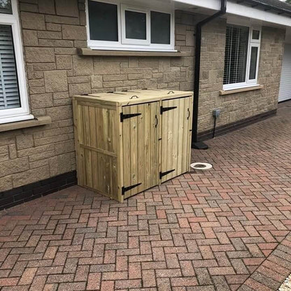 Churnet Valley Deluxe Wheelie Bin Store