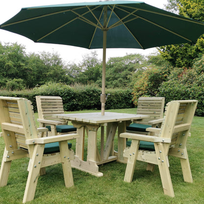 Churnet Valley Ergo 4 Seat Table Set
