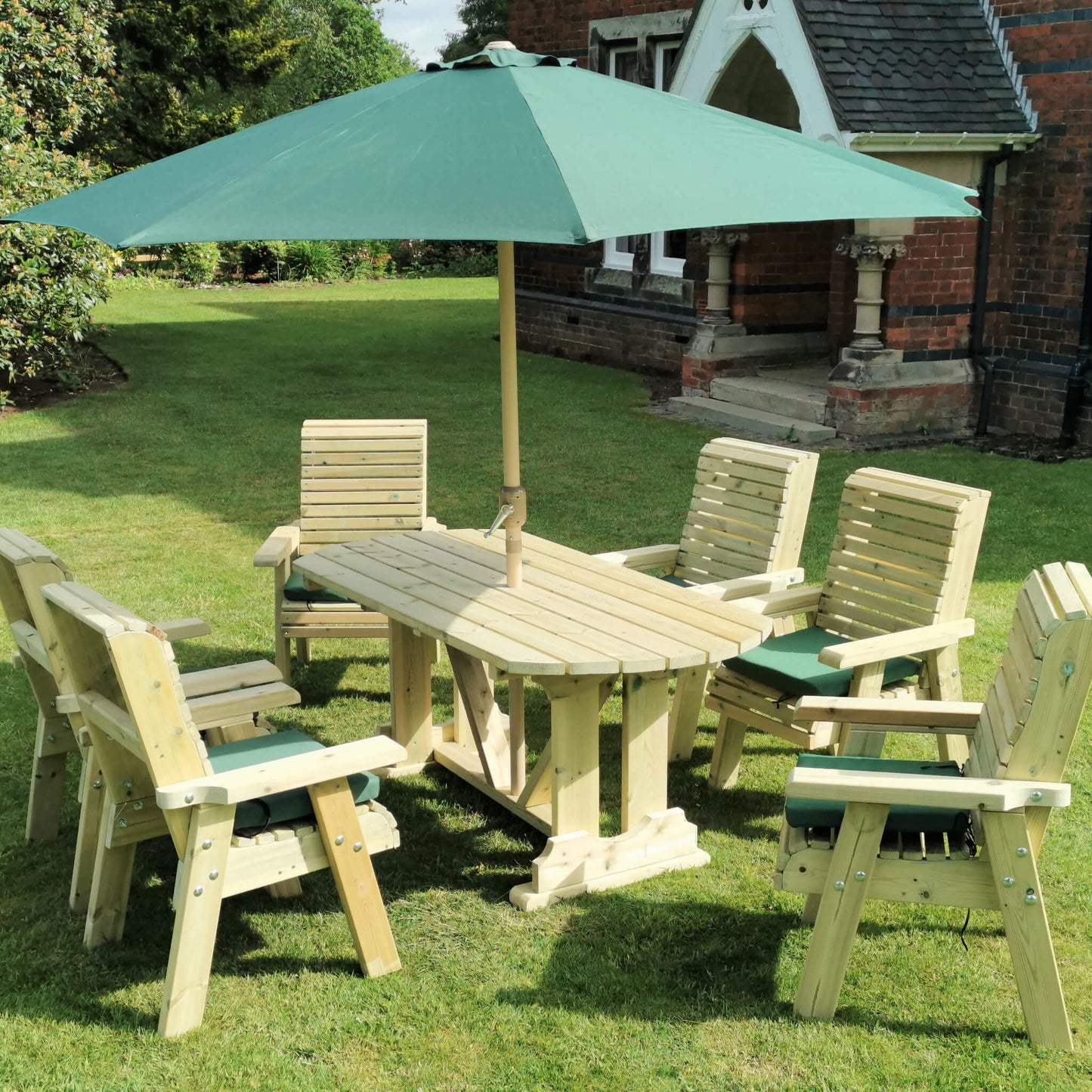 Churnet Valley Ergo 6 Seat Table Set