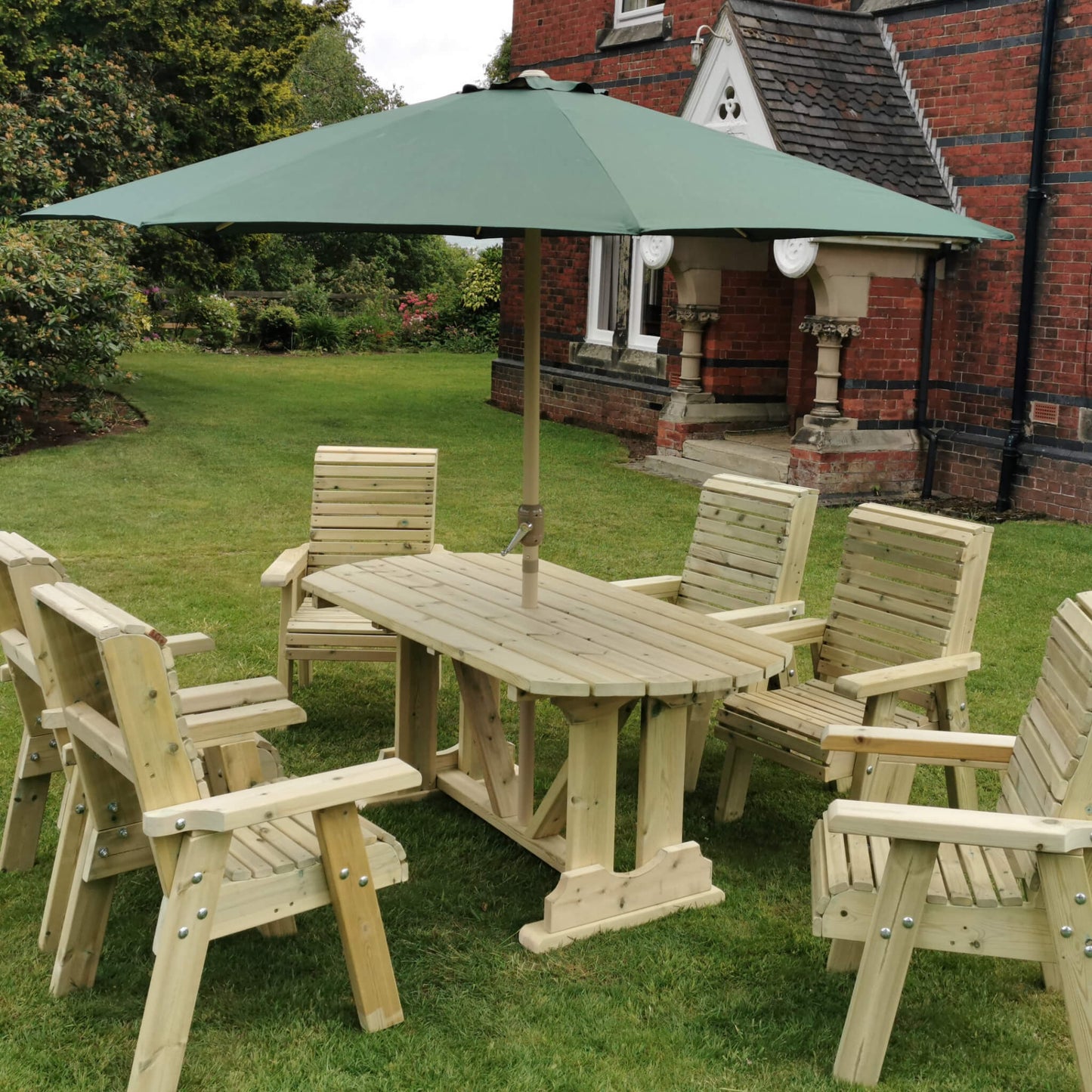 Churnet Valley Ergo 6 Seat Table Set