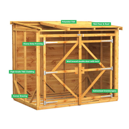 Powersheds Pent Bike Shed